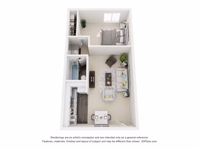 Unit 519 828 floor plan